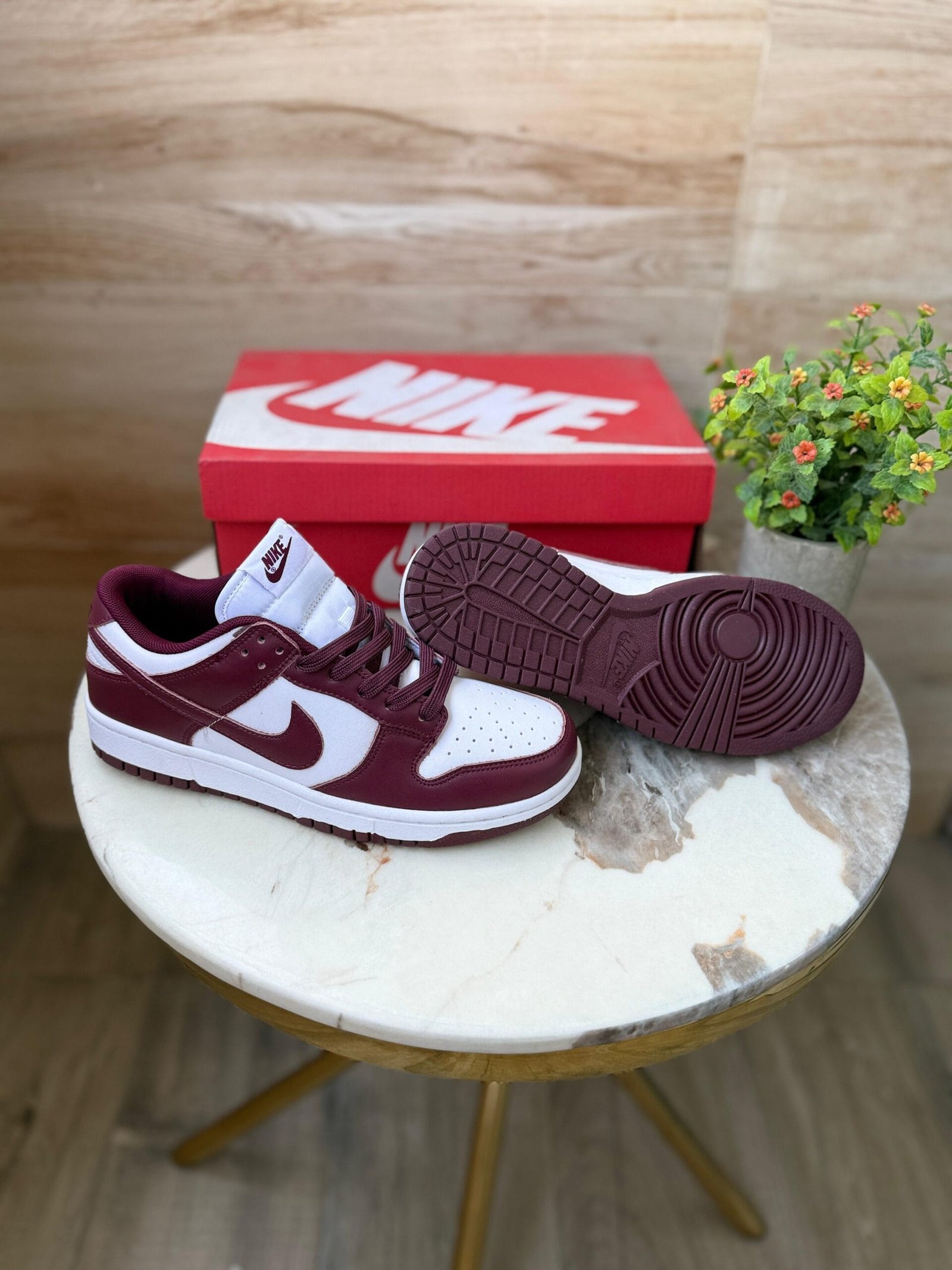 Sb Dunk Wine Sneakers Unisex On Sale (4)