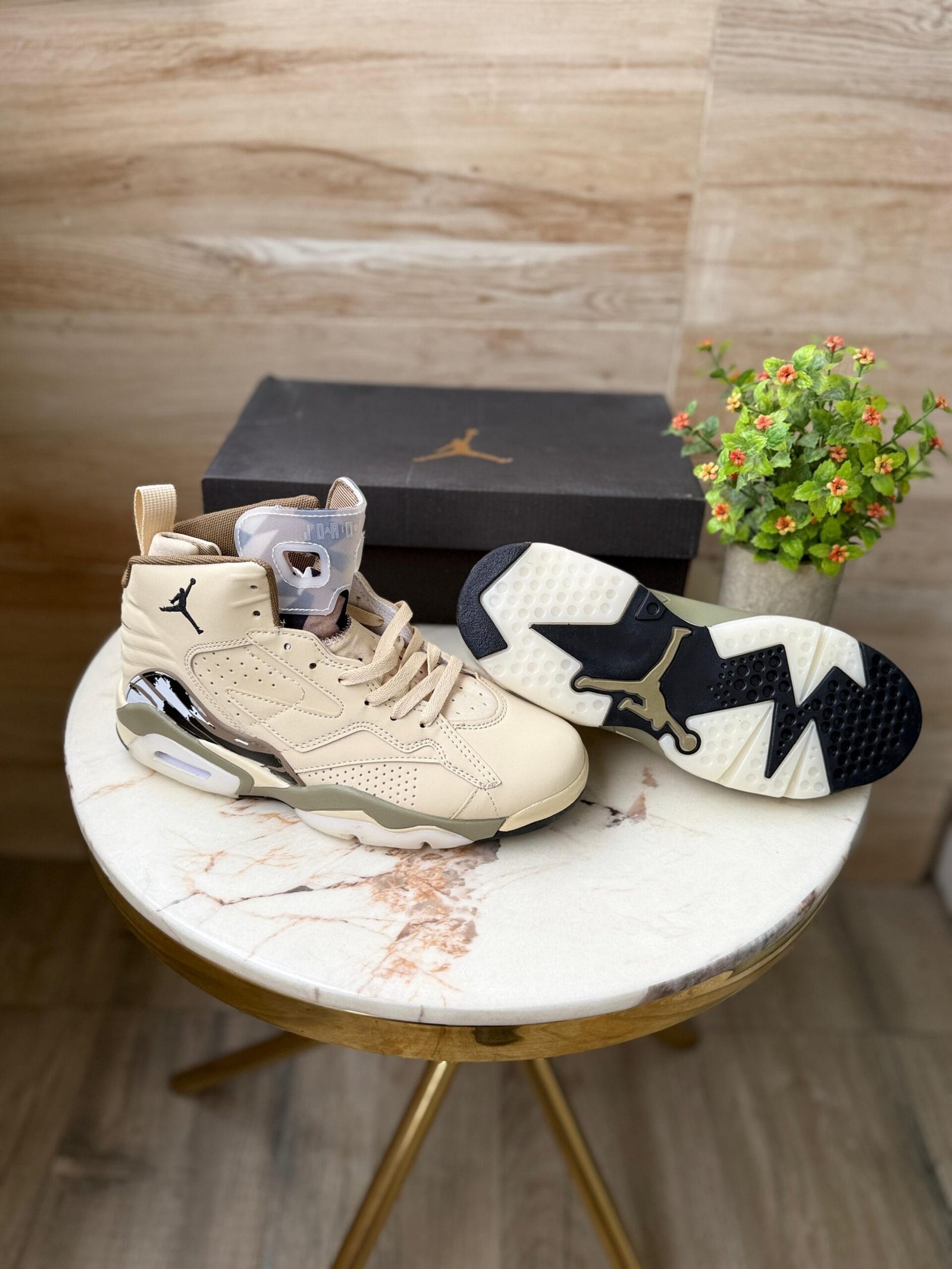 Retro 6 Jumpman Mvp Brown Sneakers