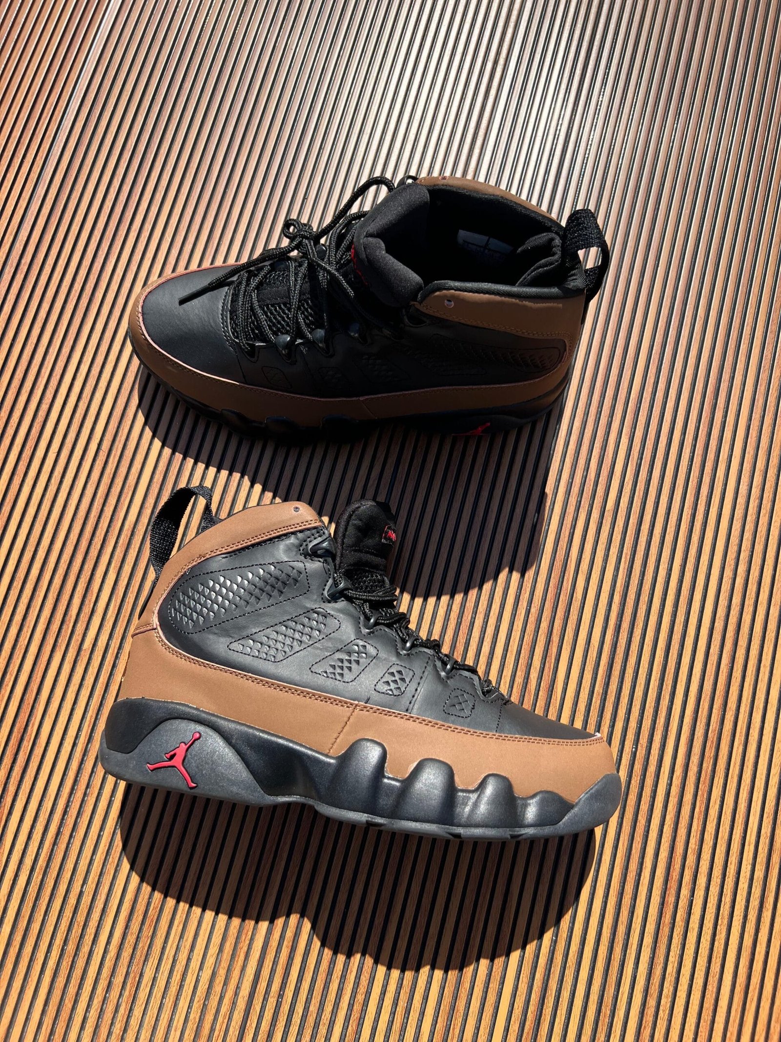 Retro 9 Olive Sneakers for Boys On Sale
