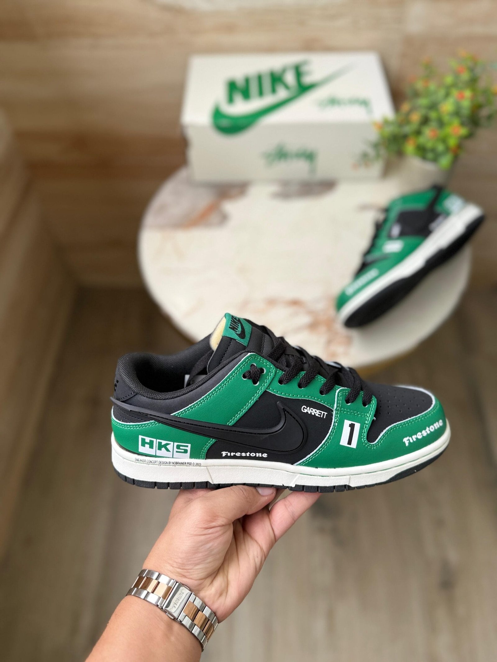 Sb Dunk Ambush Custom 2025 Hks Sneakers