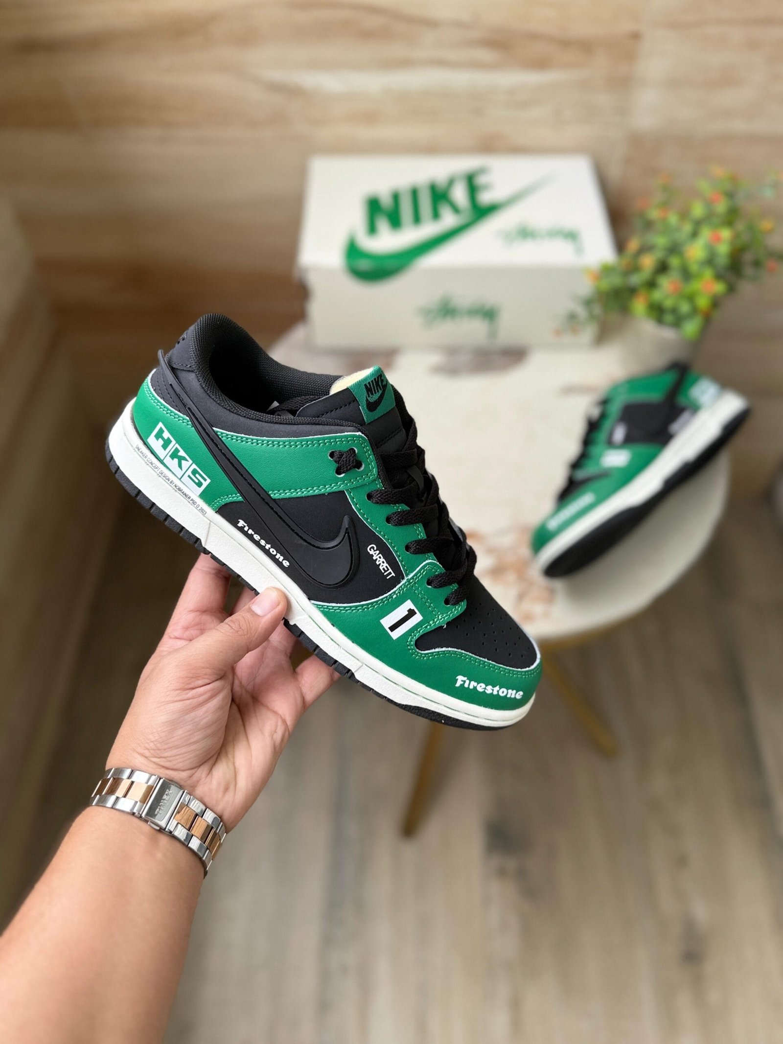 Sb Dunk Ambush Custom 2025 Hks Sneakers