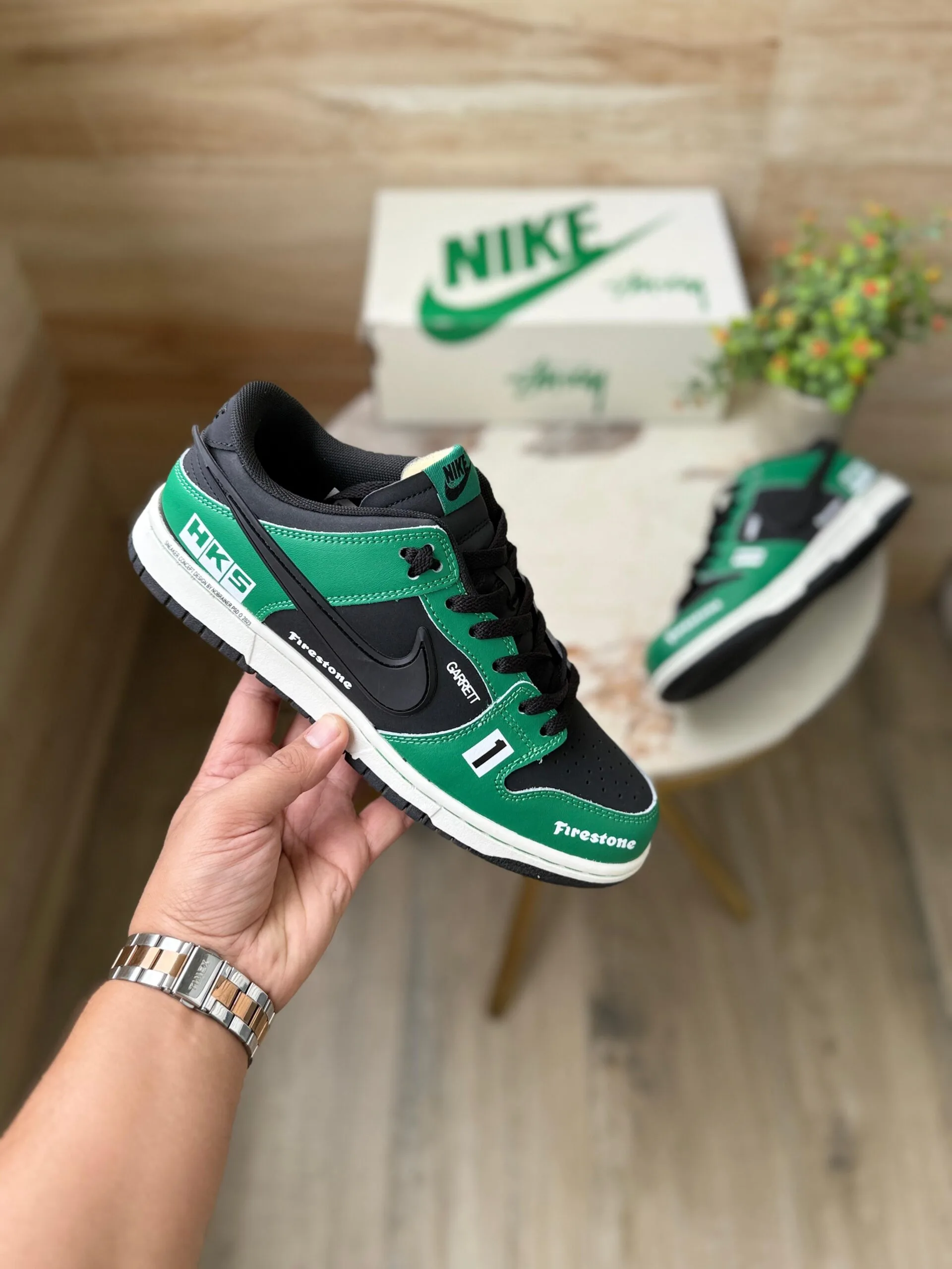 Sb Dunk Ambush Custom 2025 Hks Sneakers