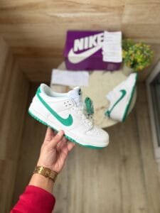 Sb Dunk Athletic White Green Sneakers
