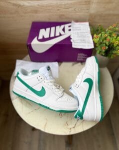 Sb Dunk Athletic White Green Sneakers