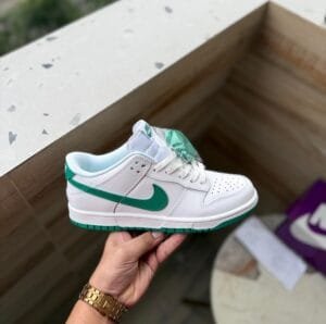Sb Dunk Athletic White Green Sneakers