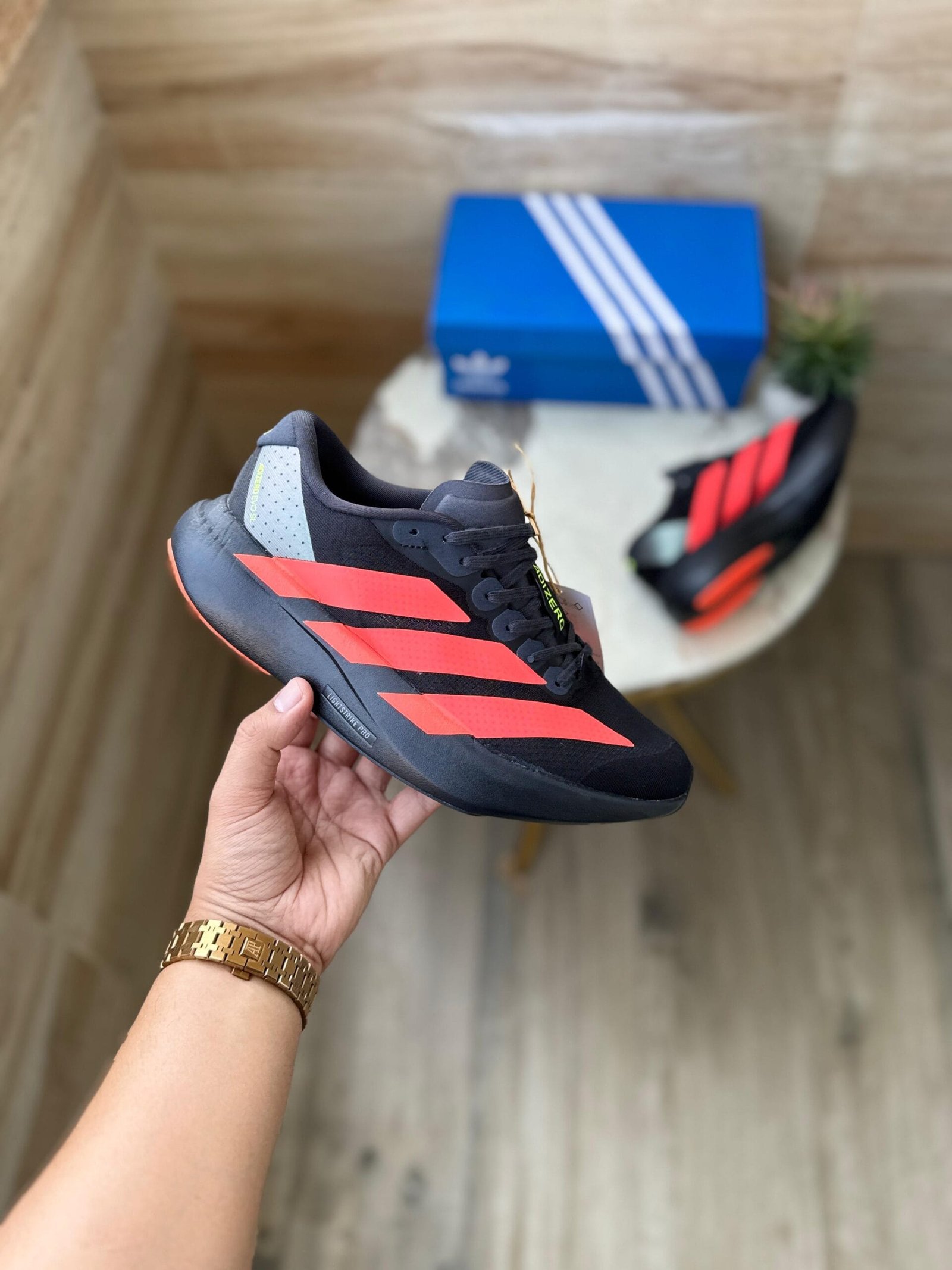 Adizero Evo Sl Lucid Red Shoes On Sale (4)