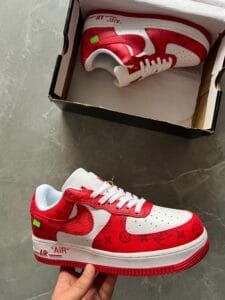 Imported Airforce Red Dual Brand Sneakers (1)