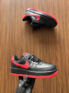 Airforce One Black Red Sneakers On Sale (2)