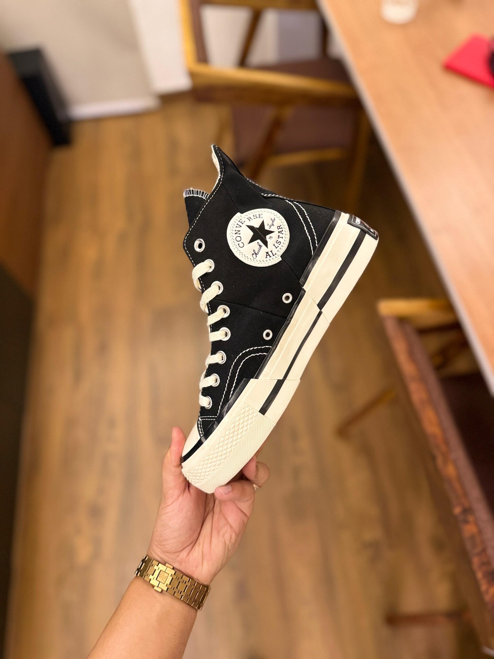 Chuck Mid Plus Black White Sneakers In Stock (2)