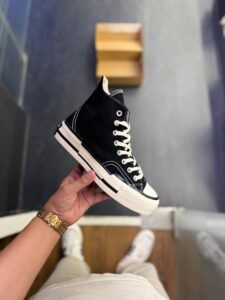 Chuck Mid Plus Black White Sneakers In Stock (3)