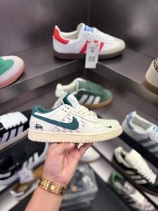 Dunk Stussy White Green 2025 Sneakers In Stock (3)