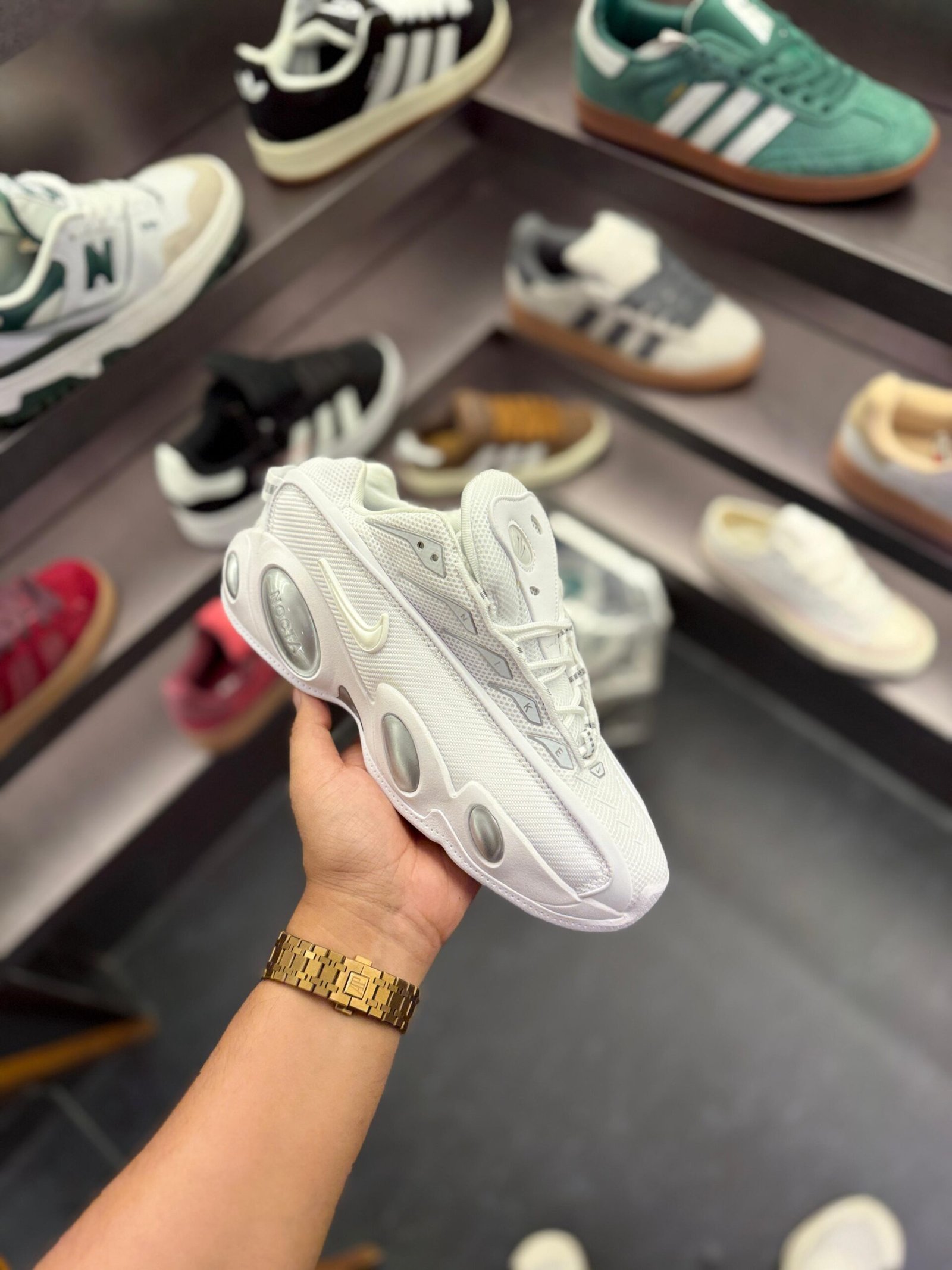 Nocta Glide Triple White Sneakers On Sale (1)