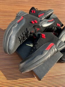Retro 12 Black Premium Sneakers For Boys (3)