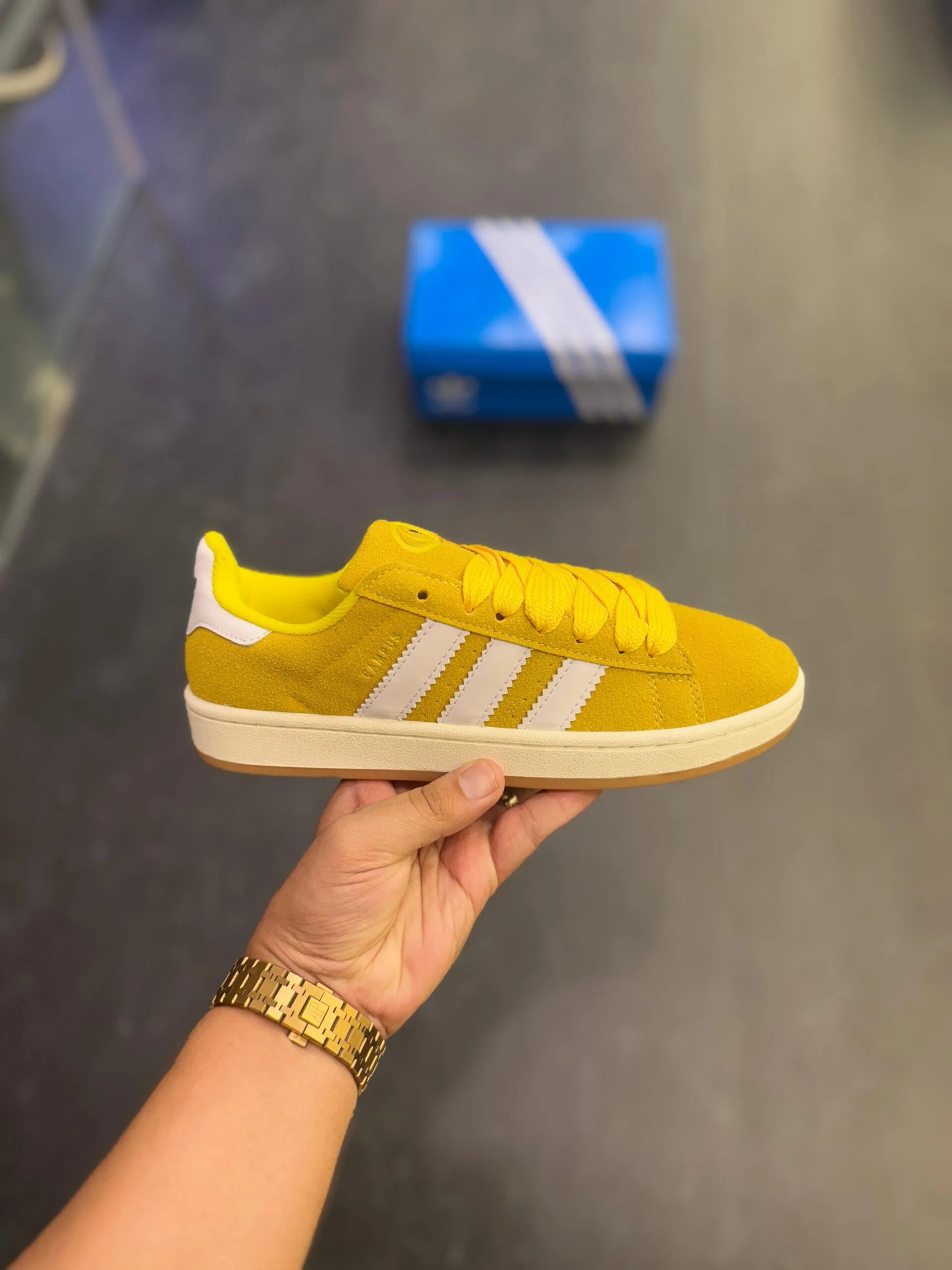 Premium Mustard Yellow Sneakers for Daily Wear | 7A Shoes display picture 2