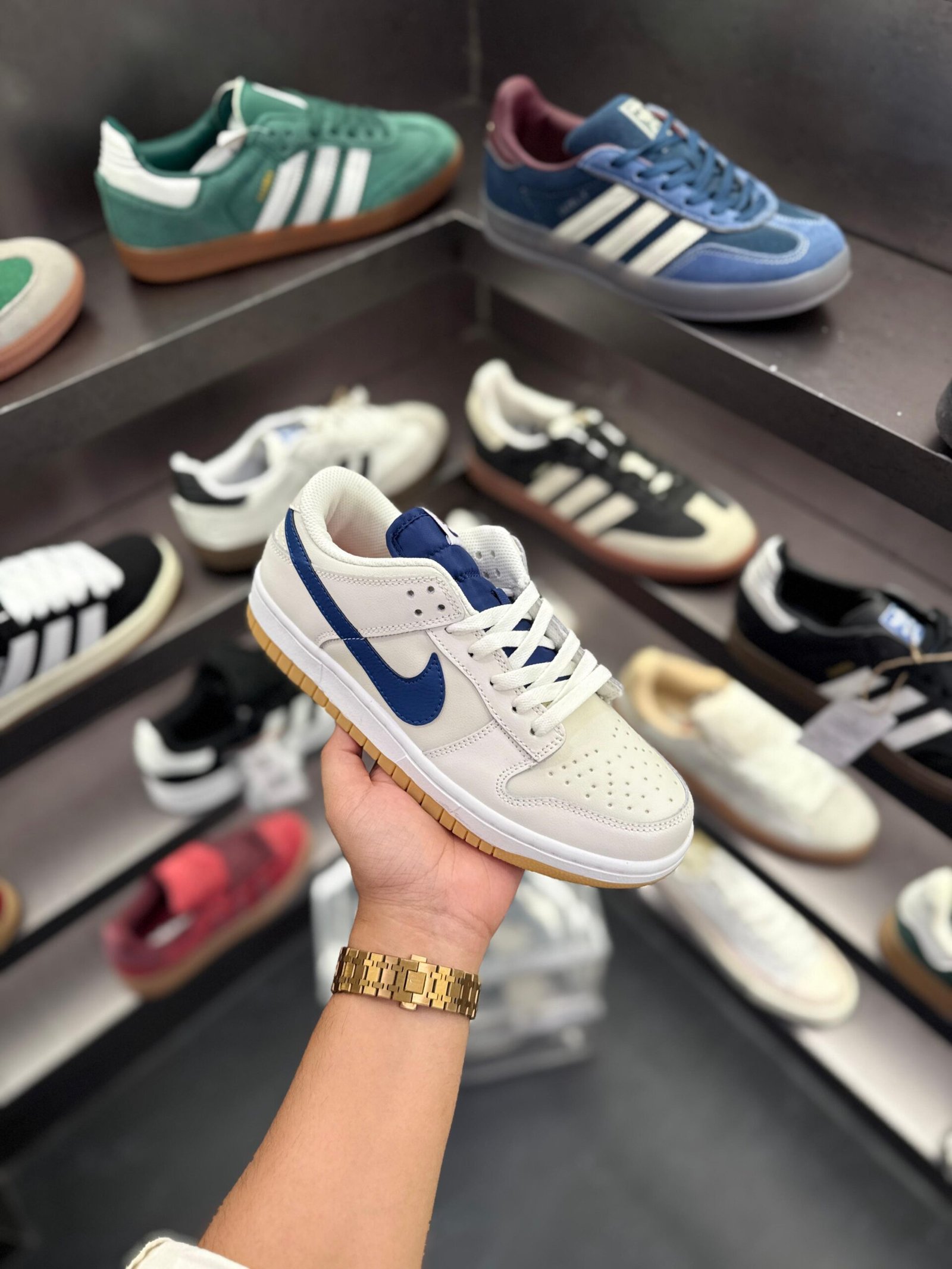 Dunk Sail Blue Sneakers For Boys (3)