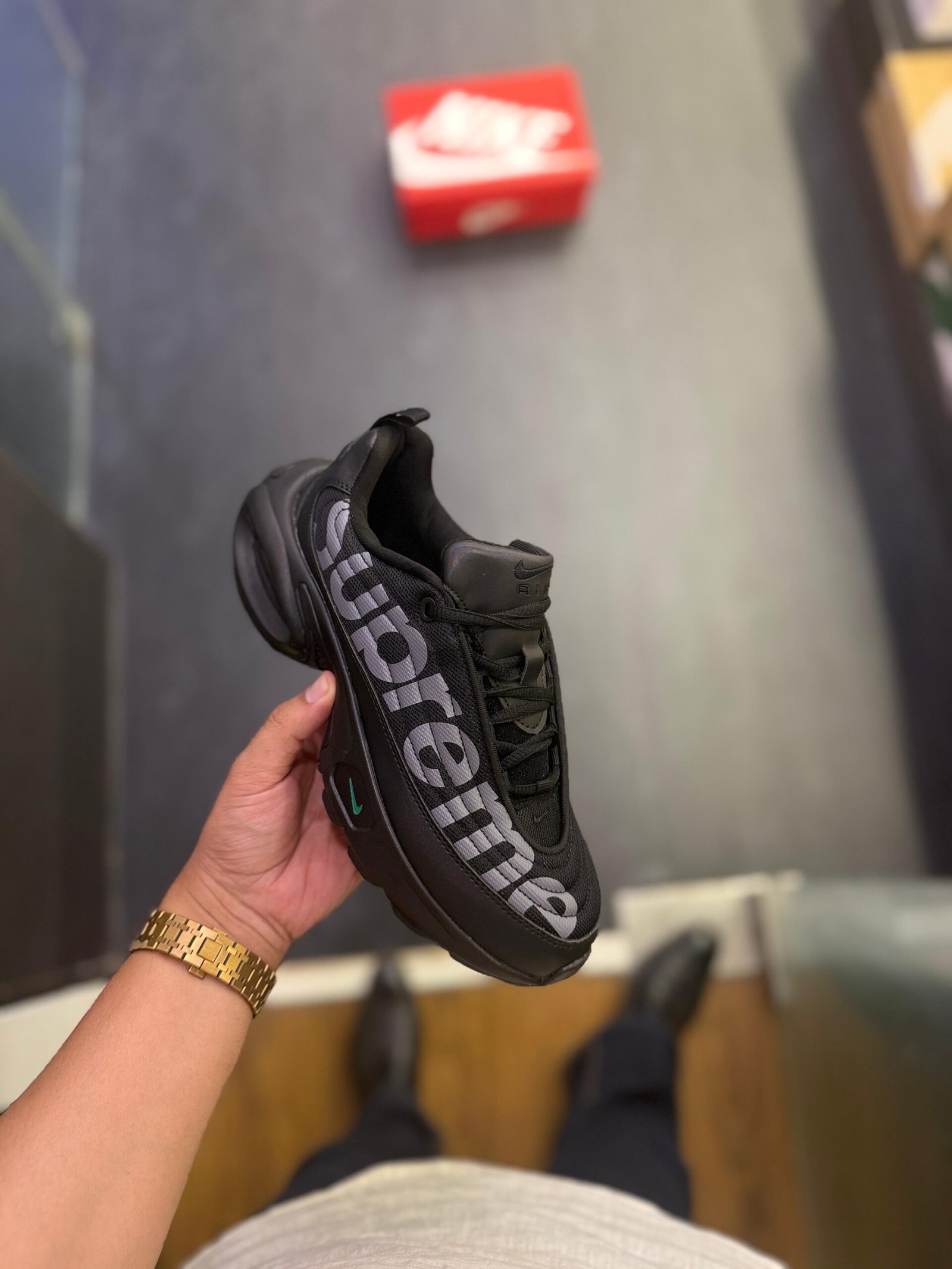 Portal Black Trainers Sneakers On Sale (3)
