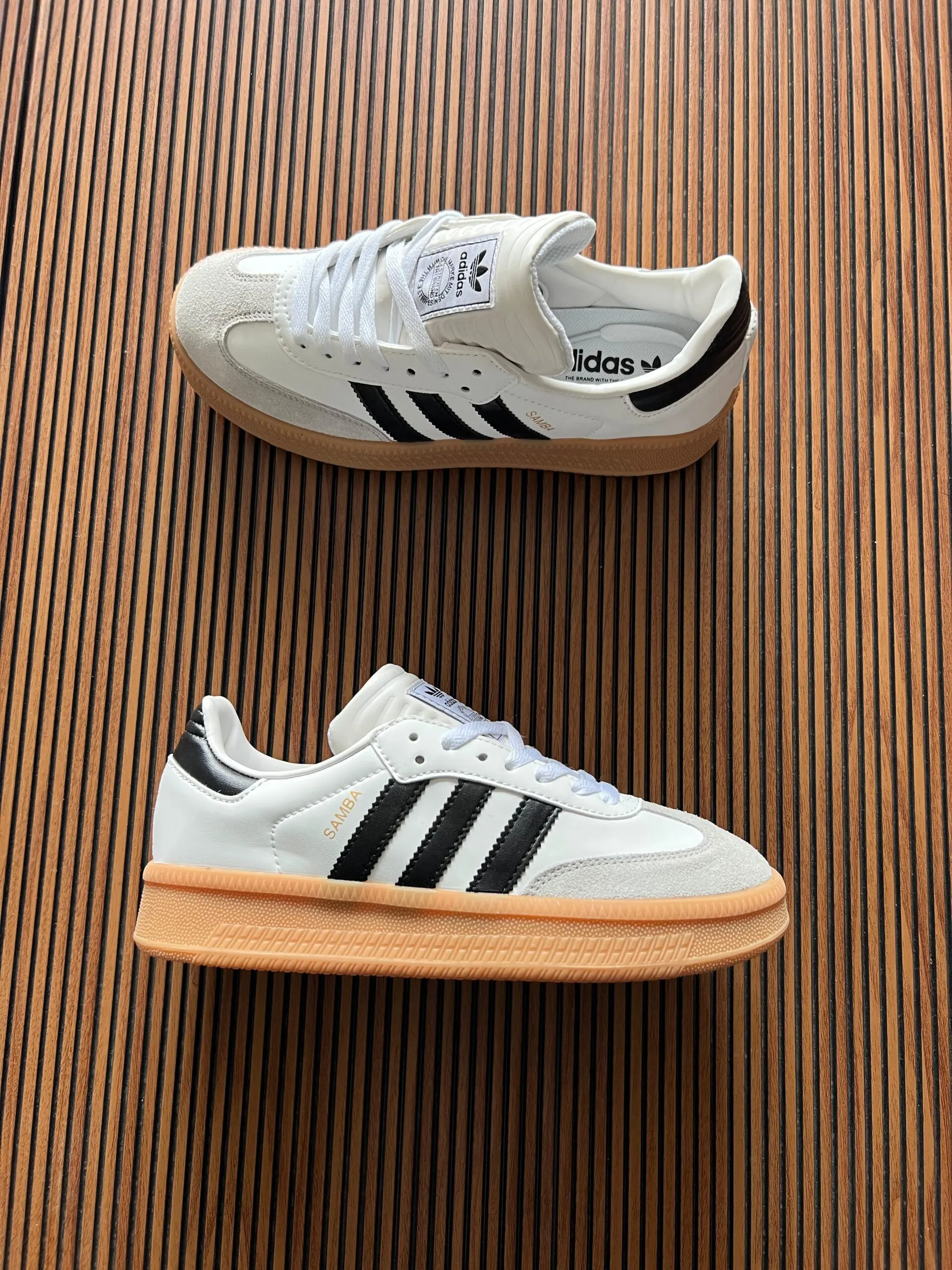 Samba Double Sole Leather Sneakers For Girls | 7AShoes First Copy Shoes