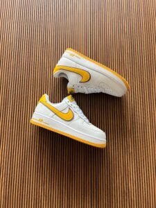 Airforce Yellow Swoosh Sneaker For Girls (2)