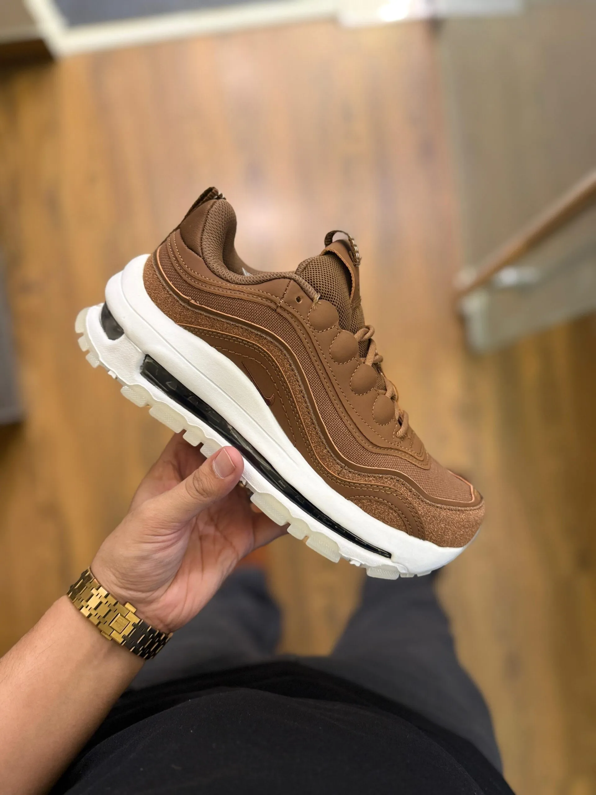 Airmax 97 Futura Cacao Wow Sneakers For Boys | 7AShoes First Copy