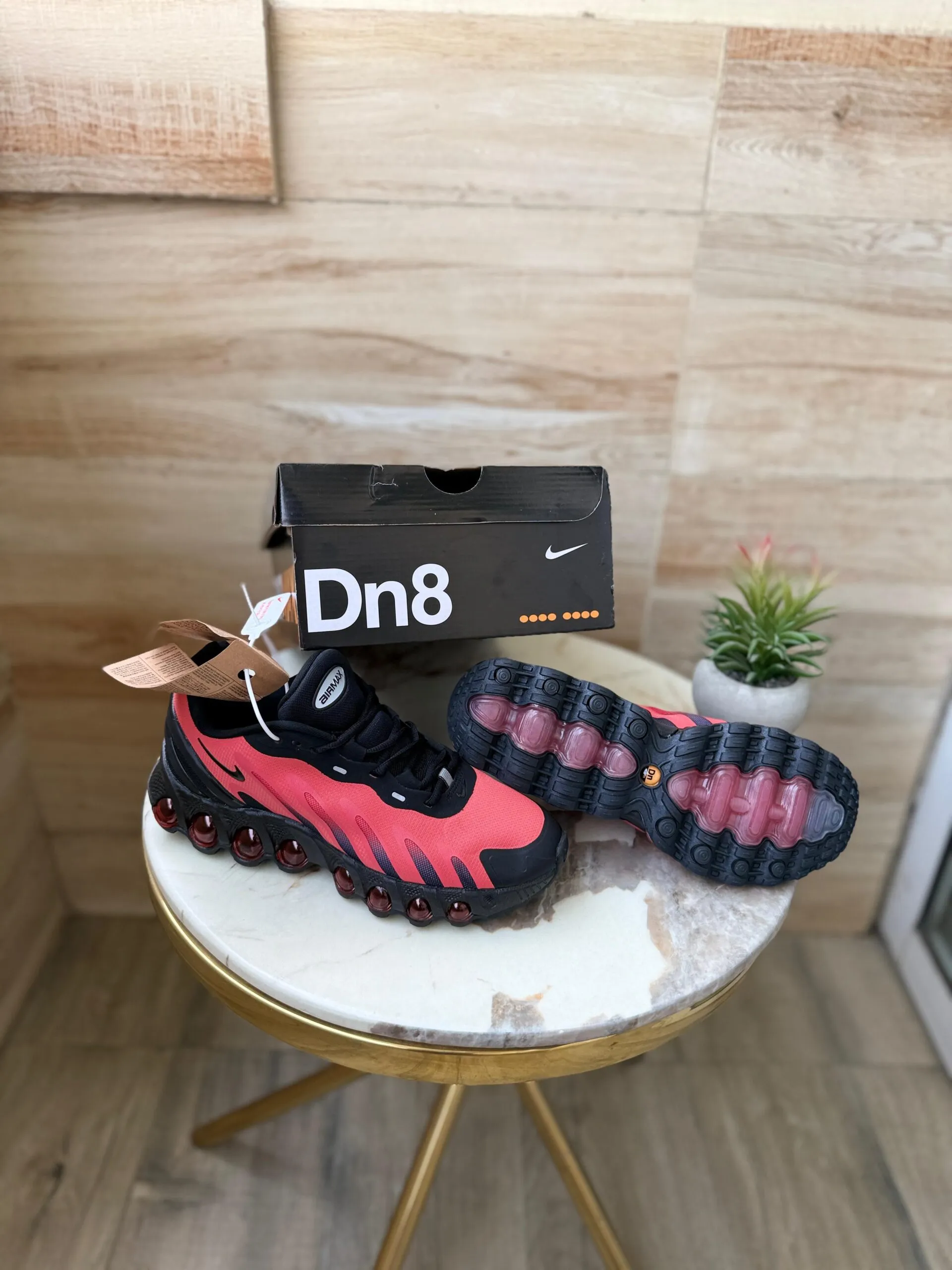 Black Red Crimson Airmax DN8 Sneakers Boys | Performance