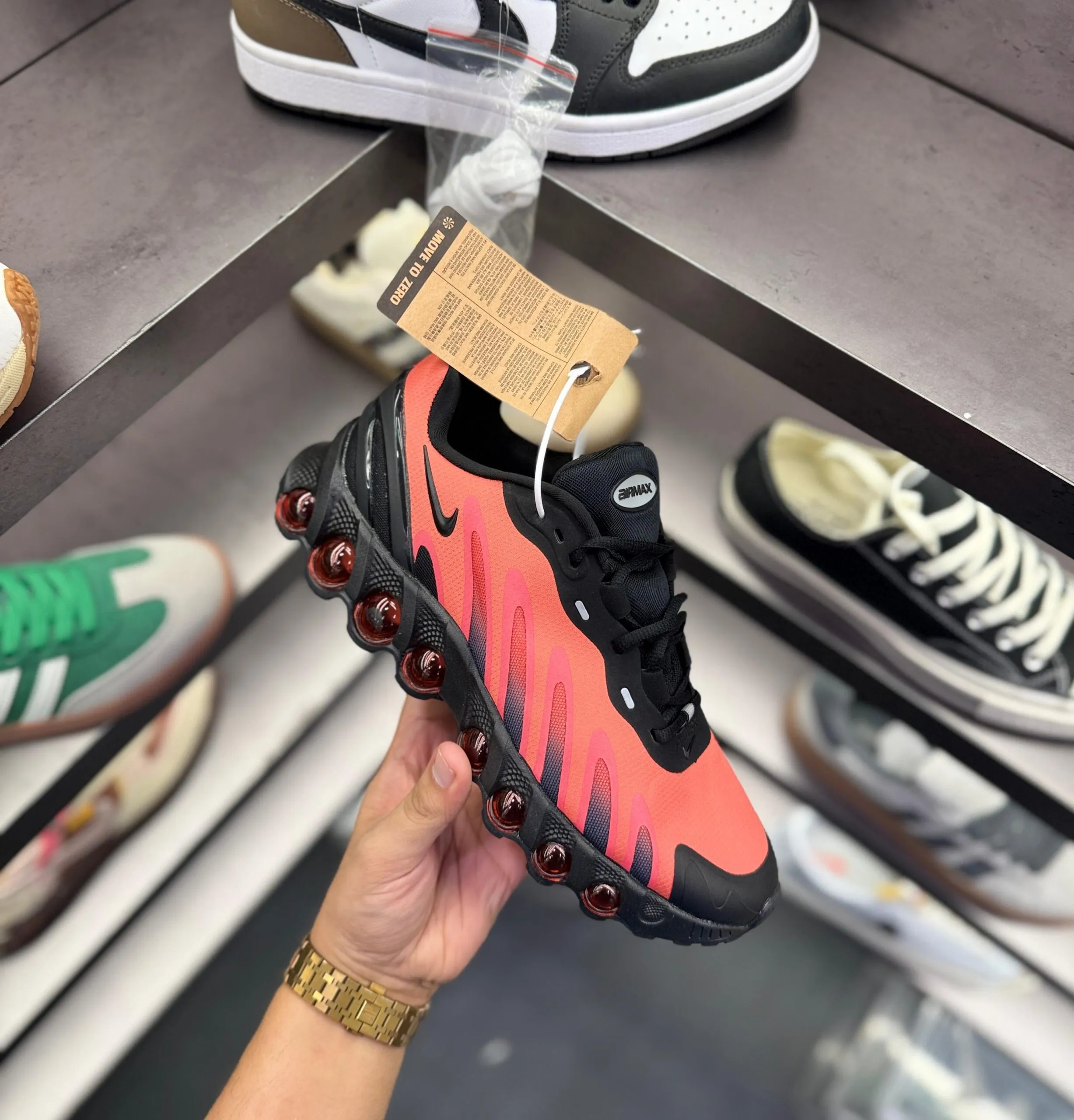 Black Red Crimson Airmax DN8 Sneakers Boys | Performance