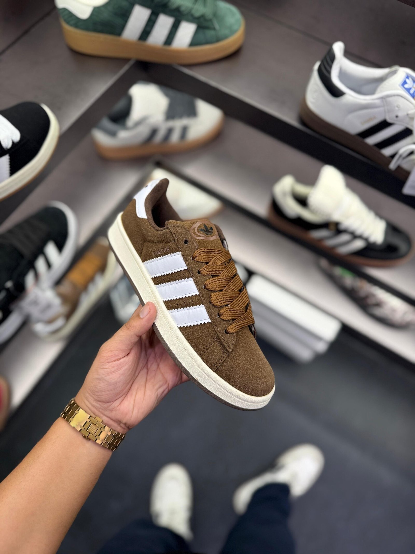 Campus Brown Sneakers Streetwear-inspired Styles (4)