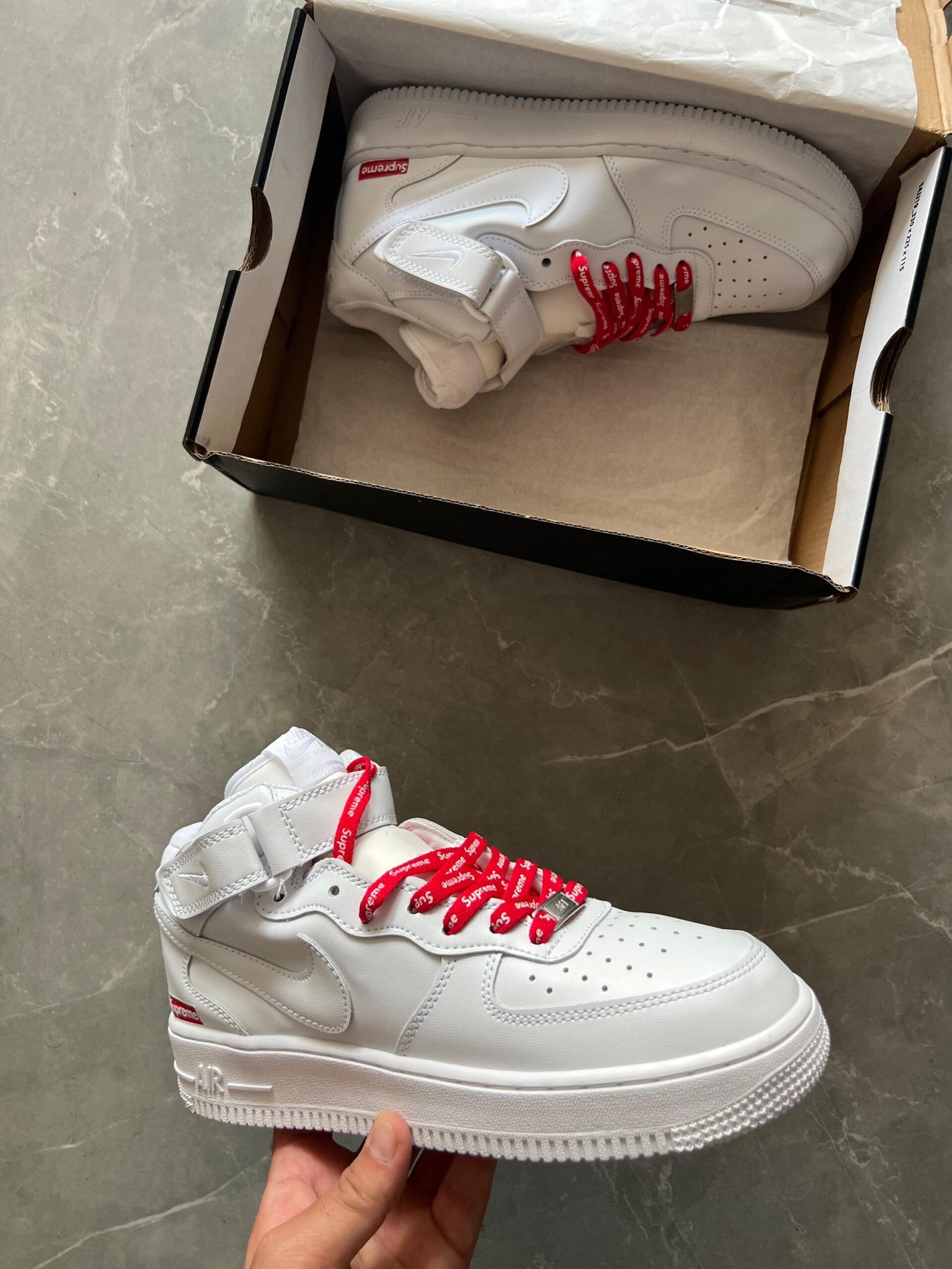 Imported Mid Full Leather Sneakers For Boys (1)