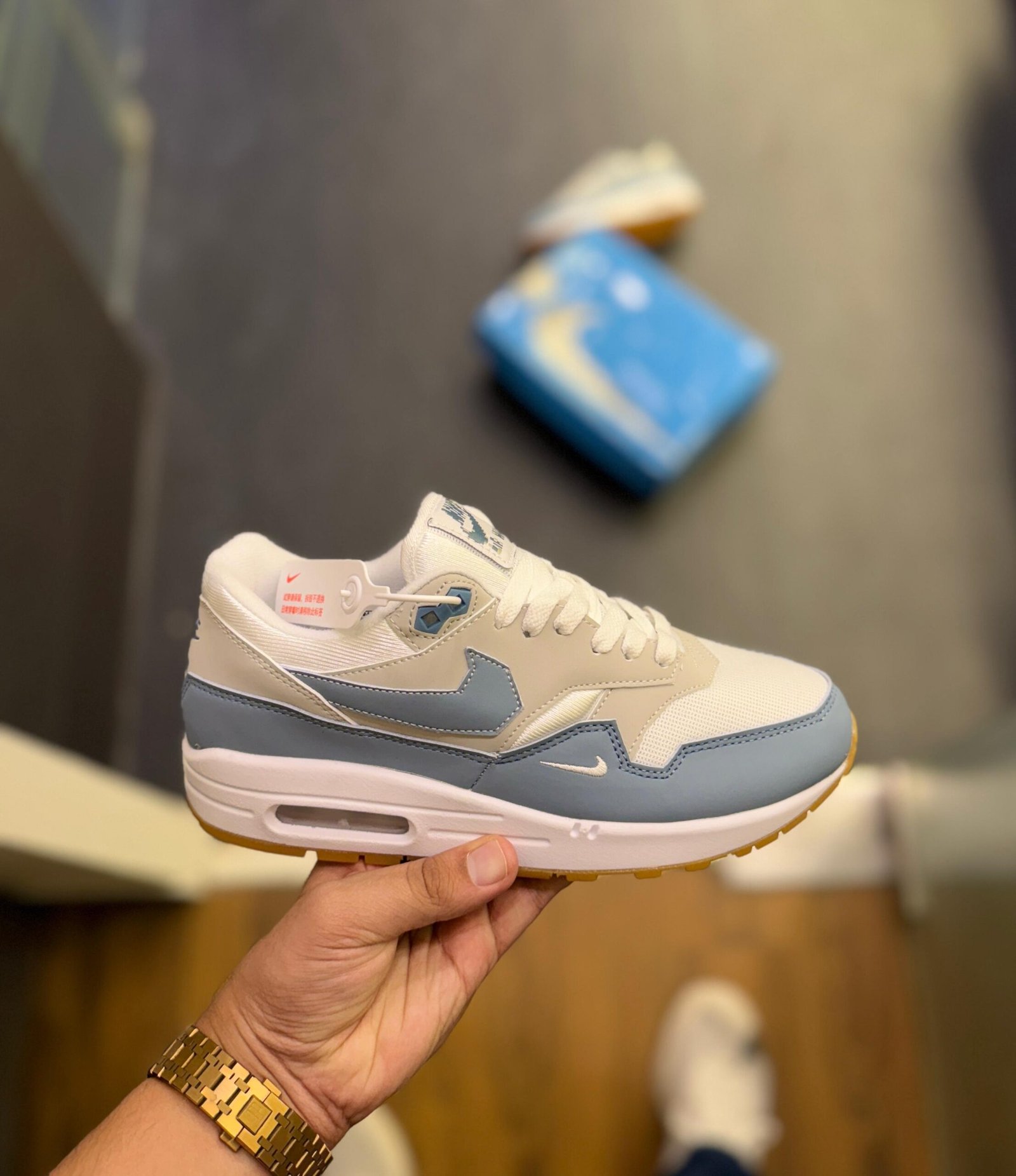 Parra X Aqua Swoosh Airmax Sneakers (1)