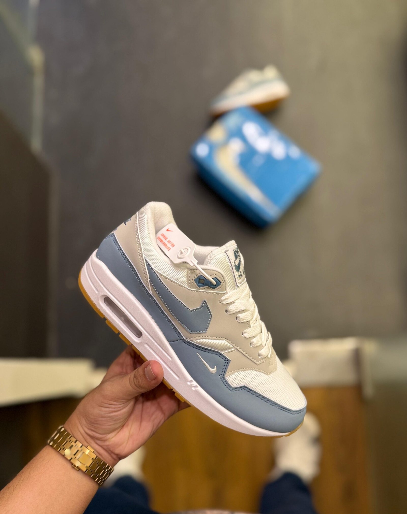 Parra X Aqua Swoosh Airmax Sneakers (4)