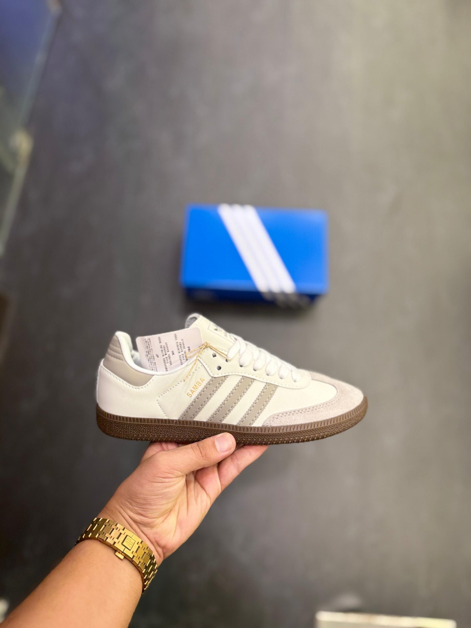 Samba Grey Sneakers For Girls On Sale (2)