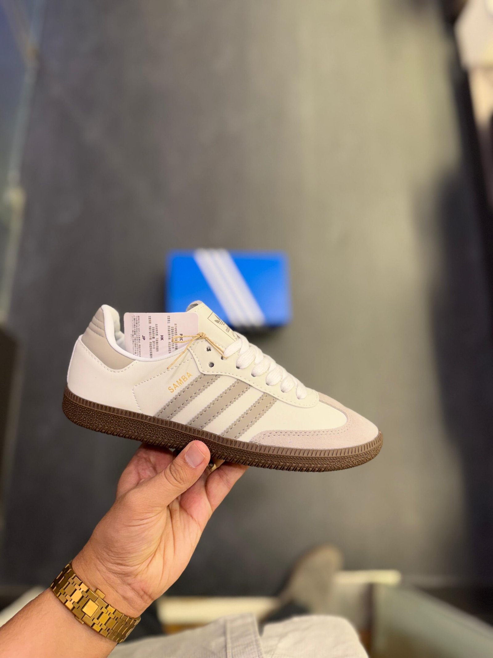 Samba Grey Sneakers For Girls On Sale (3)
