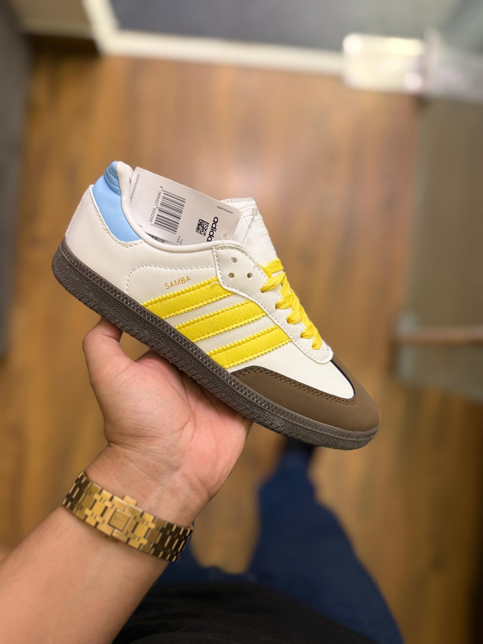 Samba Off White Multi Shoes For Girls (3)