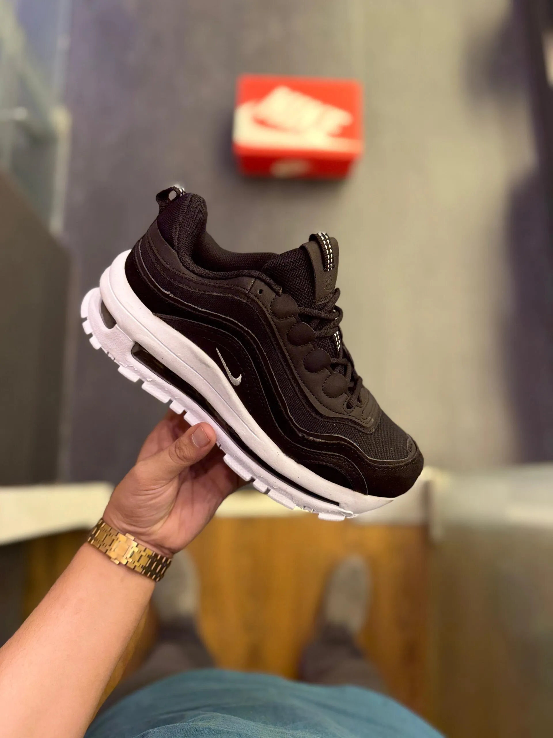 Airmax 97 Futura Black White Sneakers | 7ashoes