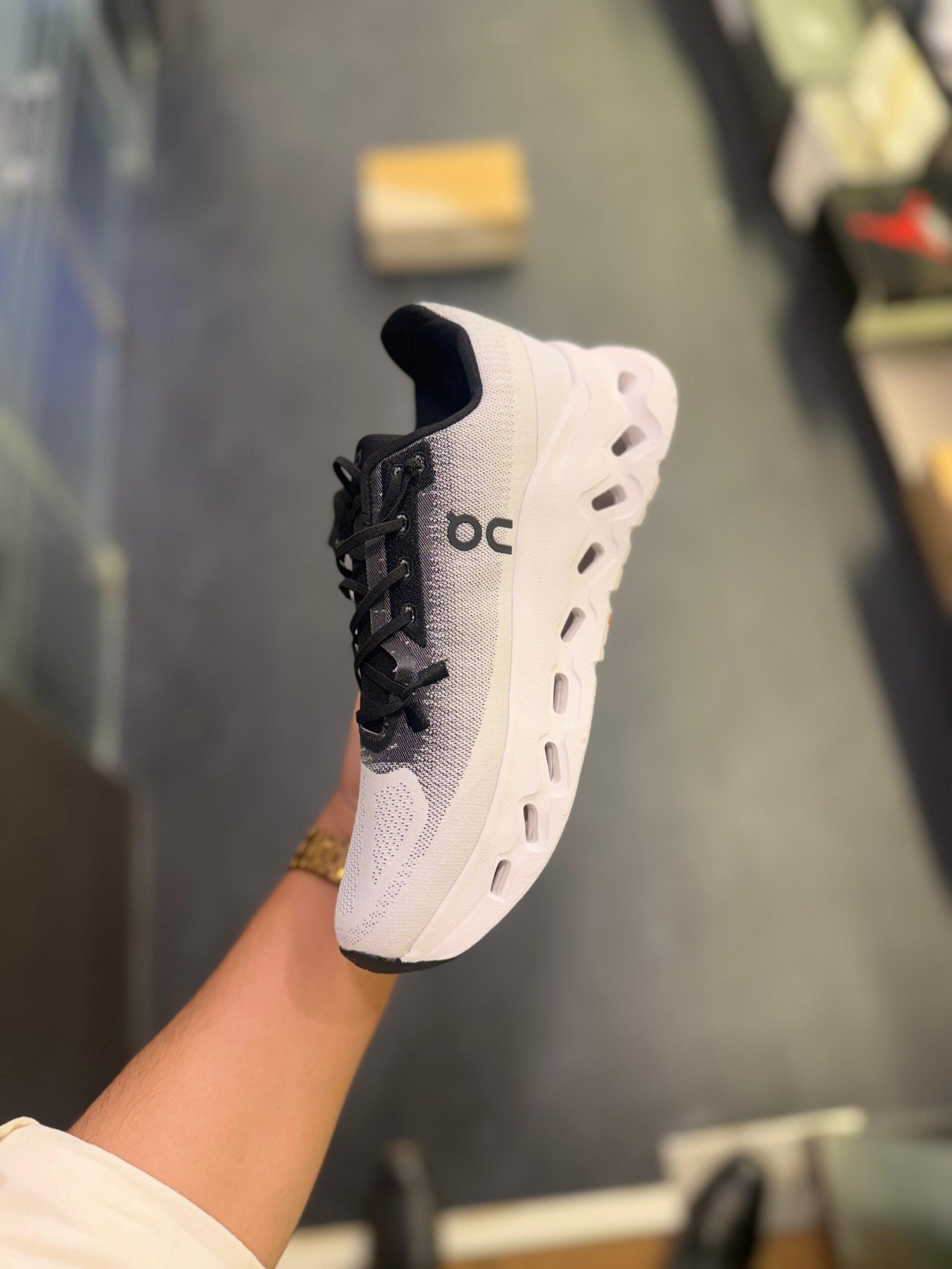 CloudTilt Black White Running Sneakers – Unisex Premium Shoes (2)