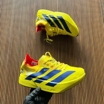 Adizero Adios Pro 4 Yellow Sneakers | Premium Performance