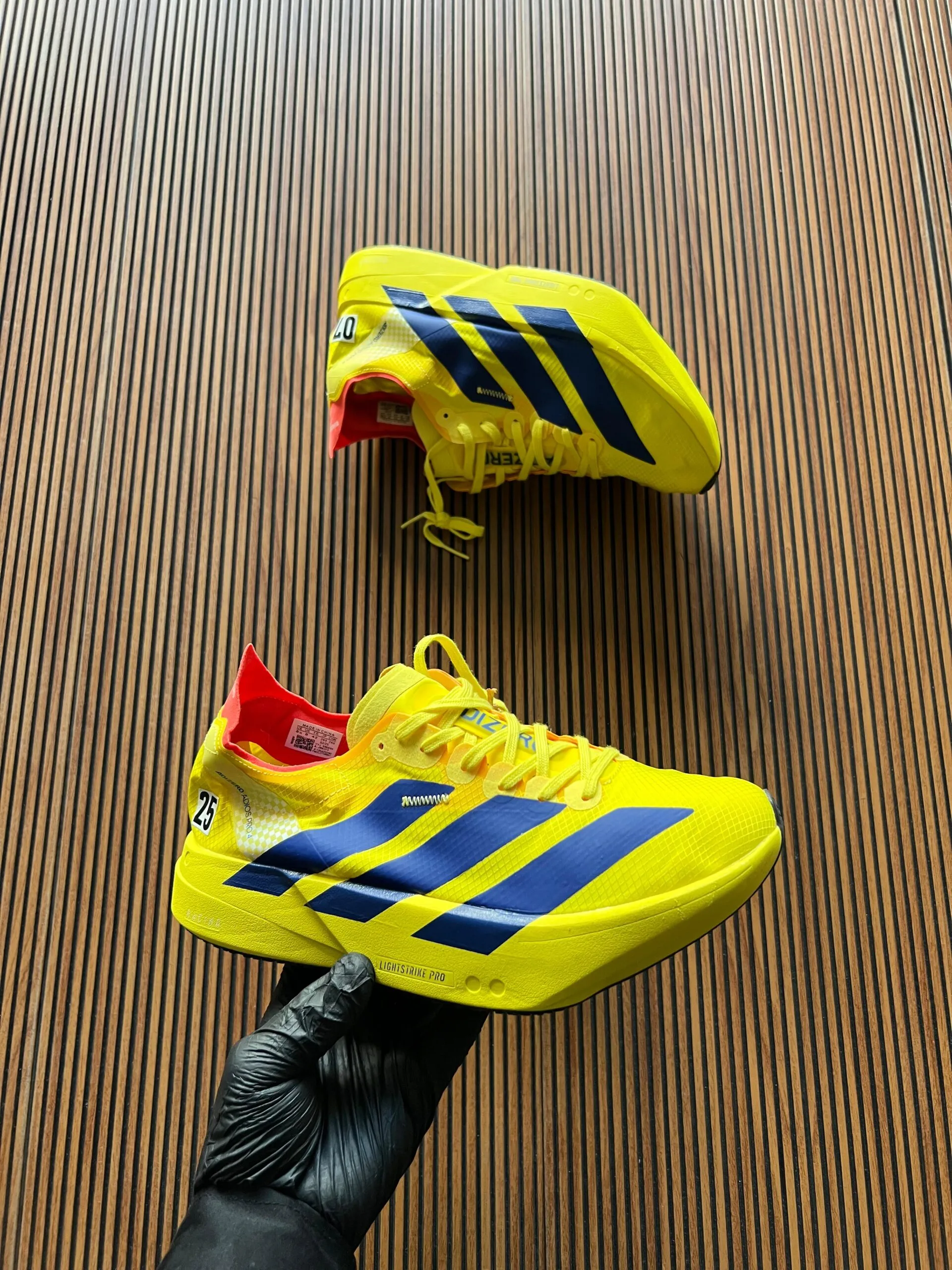 Adizero Adios Pro 4 Yellow Sneakers | Premium Performance