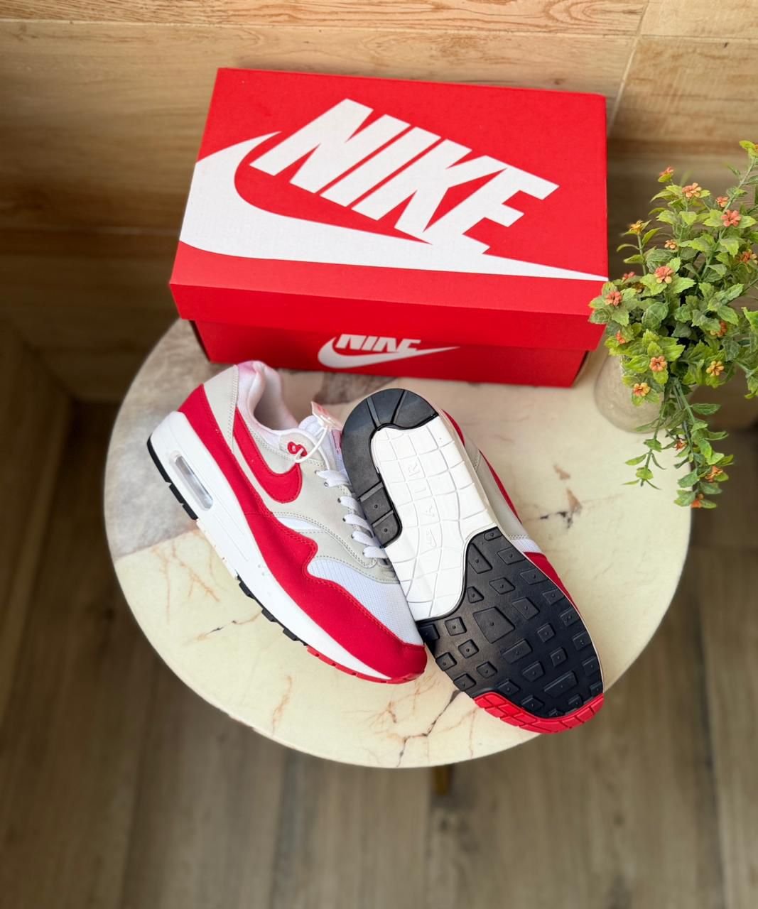 Airmax 1 86 Big Bubble Red Sneakers Boys Lightweight Street Shoes (2) Airmax 1 86 Big Bubble Red Sneakers Boys Lightweight Street Shoes (2)