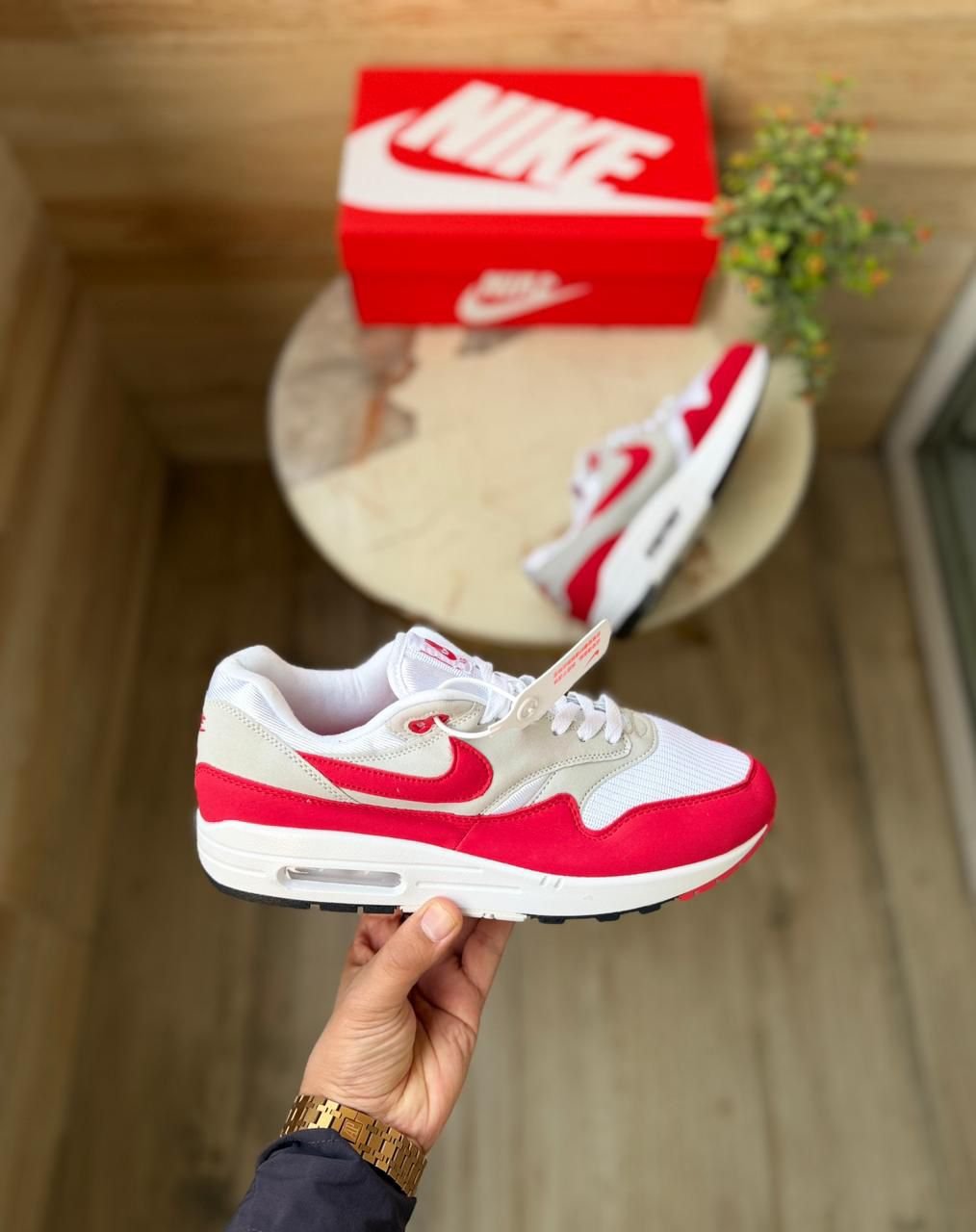 Airmax 1 86 Big Bubble Red Sneakers Boys Lightweight Street Shoes (3) Airmax 1 86 Big Bubble Red Sneakers Boys Lightweight Street Shoes (3)