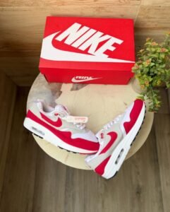 Airmax 1 86 Big Bubble Red Sneakers Boys Lightweight Street Shoes (4)