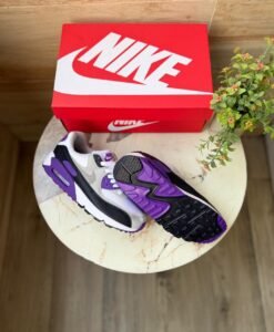 Airmax 90 White Purple – Premium Lifestyle Sneakers for Girls (1)