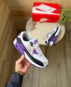 Airmax 90 White Purple – Premium Lifestyle Sneakers for Girls (2)