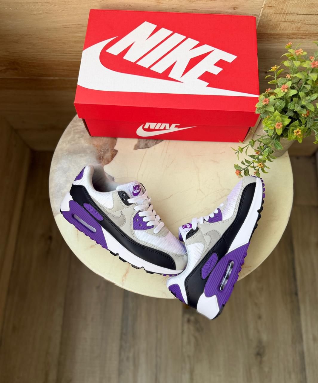 Airmax 90 White Purple – Premium Lifestyle Sneakers for Girls (4) Airmax 90 White Purple – Premium Lifestyle Sneakers for Girls (4)