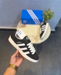 Black Brown Campus Originals Sneakers – Men's Classic Casual Style