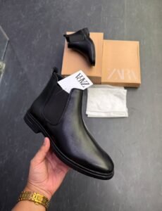 Black Handmade Chelsea Boots – Premium Leather Style (2)