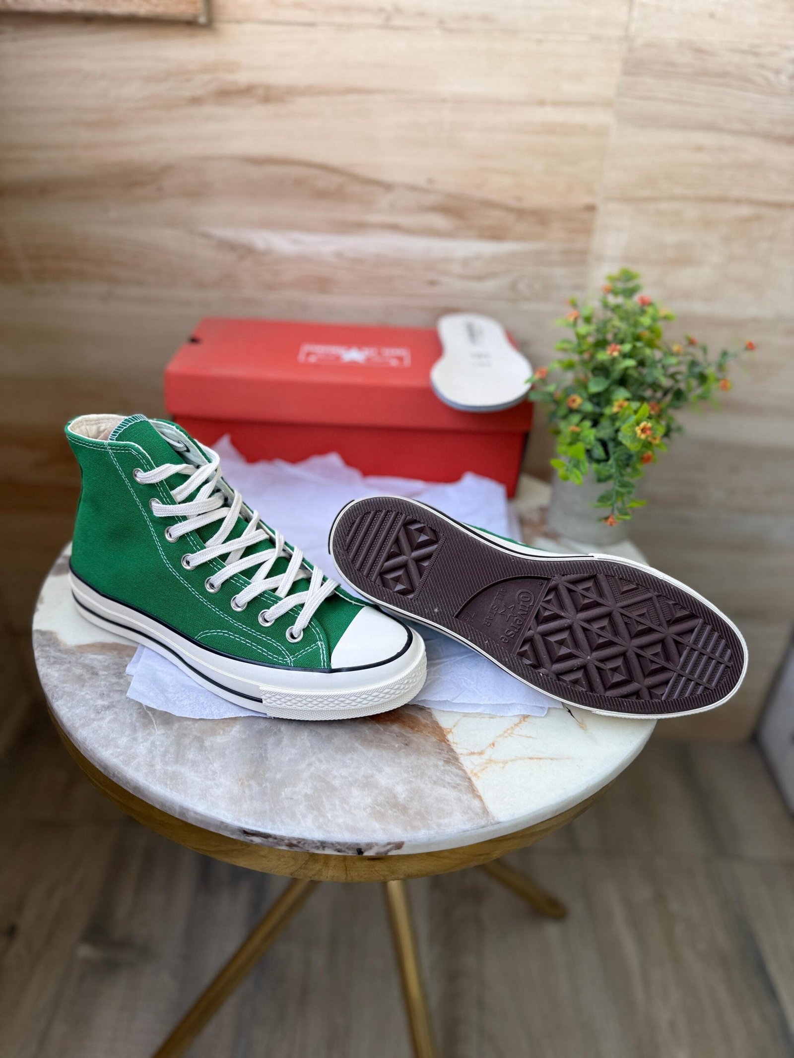 Chuck 70 Army Green Low-Top Sneakers (1)