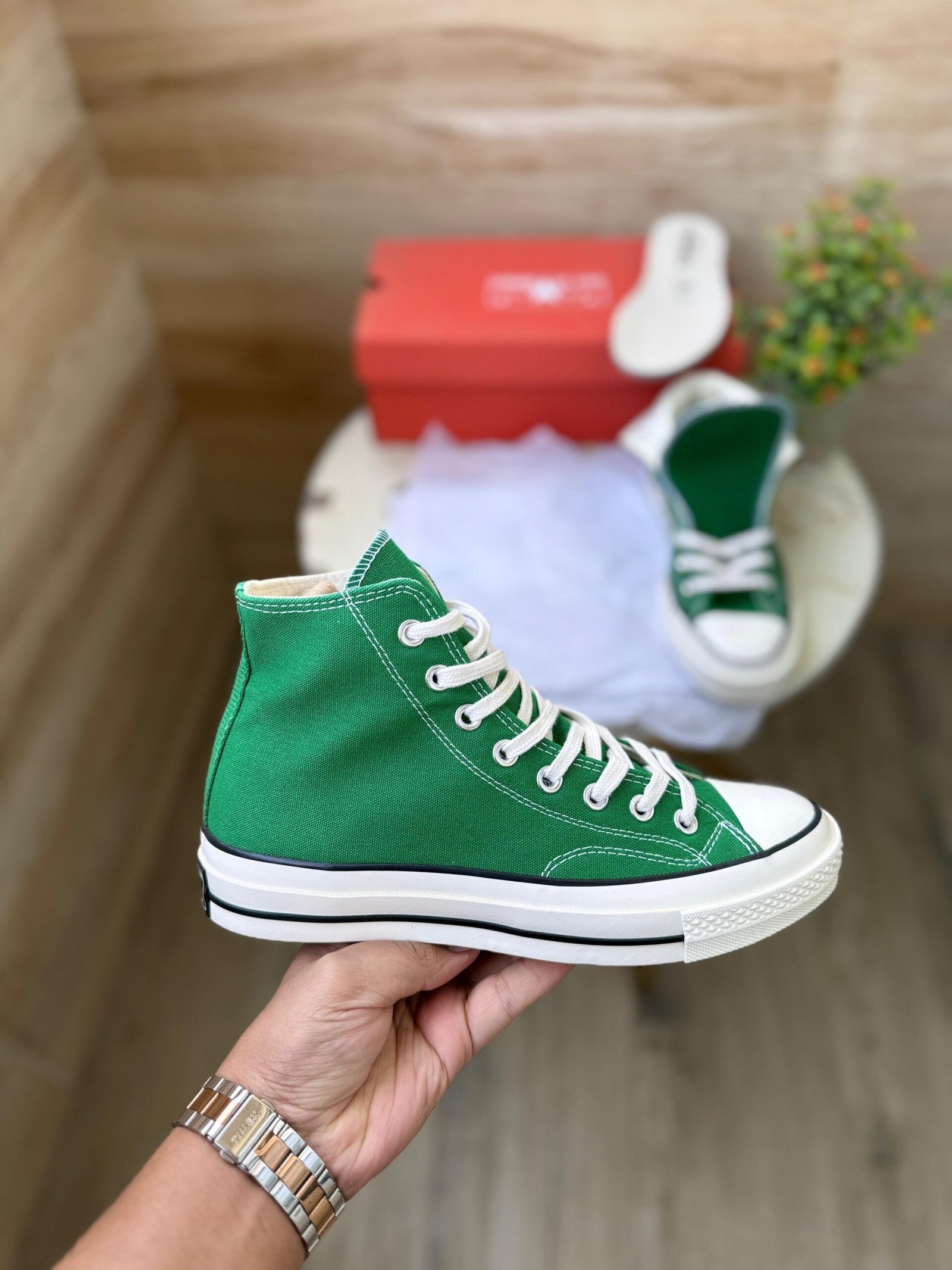 Chuck 70 Army Green Low-Top Sneakers (3)