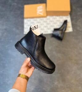 Chunky Zippy Boots – Black Brown Design, 2 Color Options