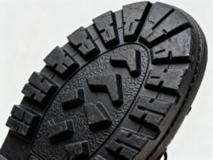 Anti-slip lug sole for winter traction