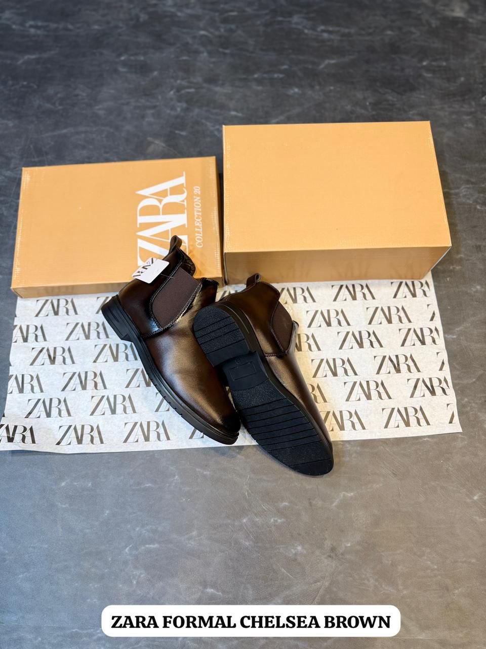 Formal Brown Chelsea Boots (1) Formal Brown Chelsea Boots – Men's Sophisticated Style Footwear