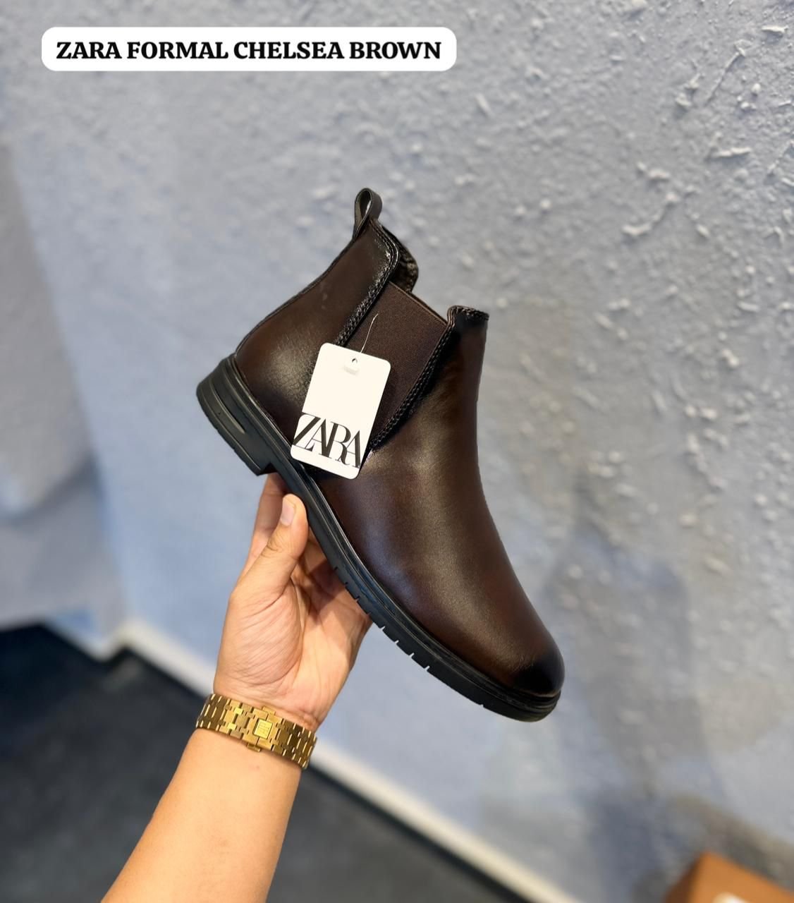 Formal Brown Chelsea Boots (2) Formal Brown Chelsea Boots – Men's Sophisticated Style Footwear